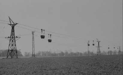 Historisches Bild Seilbahn Klosterbusch