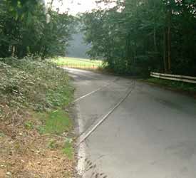 Gleisreste der Bossel-Blankensteiner Eisenbahn