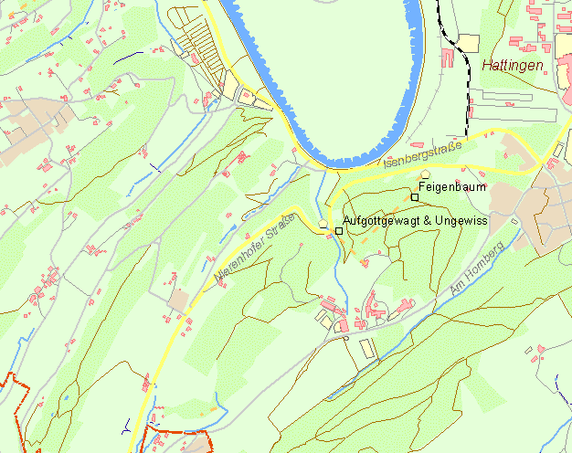 Aktuelle Karte Zeche Feigenbaum