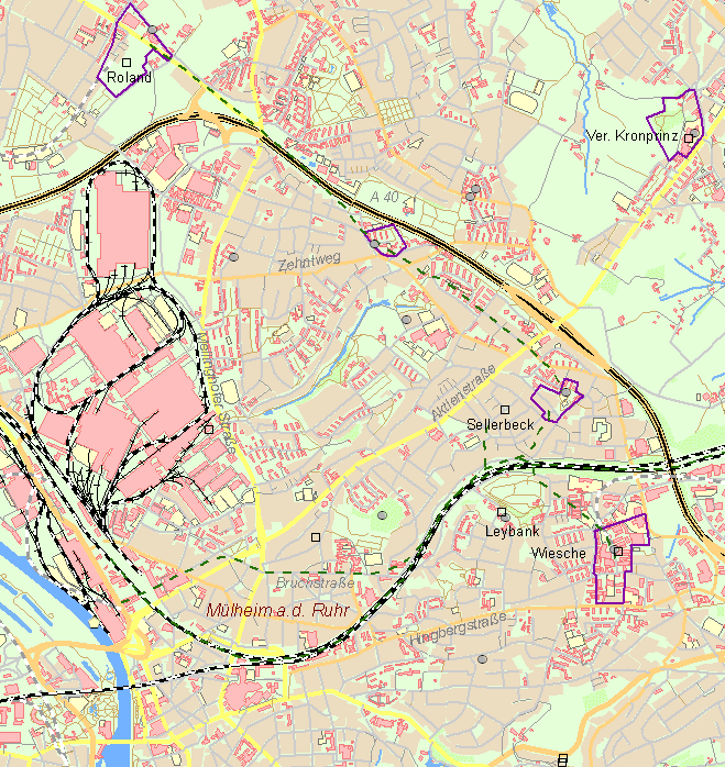 Gegenwartskarte Sellerbecker Pferdebahn