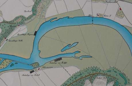 Historische Karte Hafen Spiek