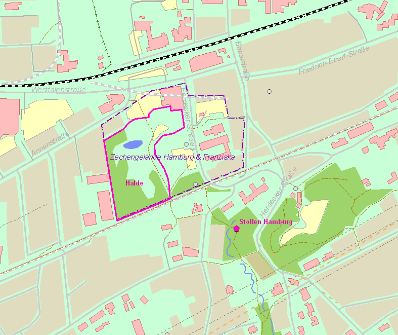 Umgebungskarte Stollenmundloch Hamburg