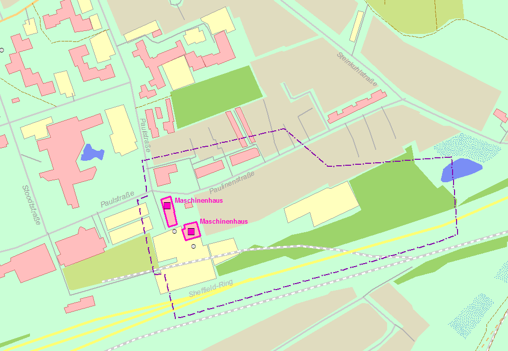 Umgebungskarte Dannenbaum II Umgebungskarte Dannenbau  II