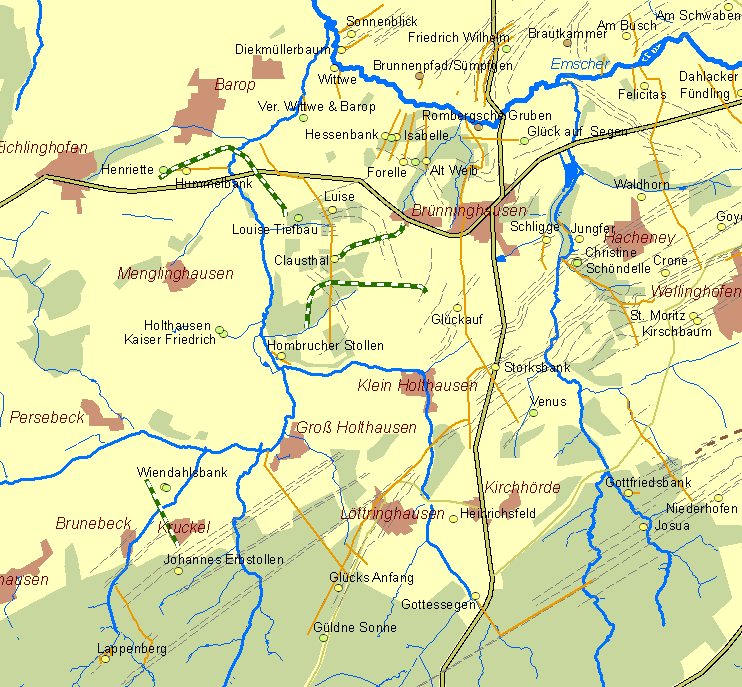 bersichtskarte Dortmund-Brnninghausen