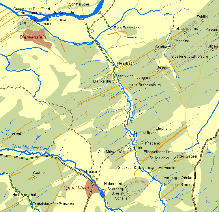 bersichtskarte Plessbachtal