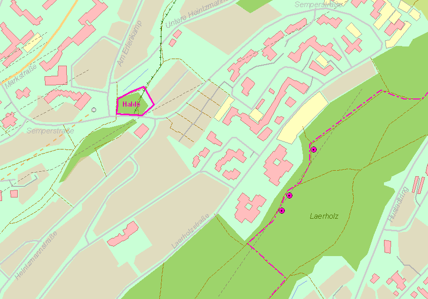 Umgebungskarte Laerholz