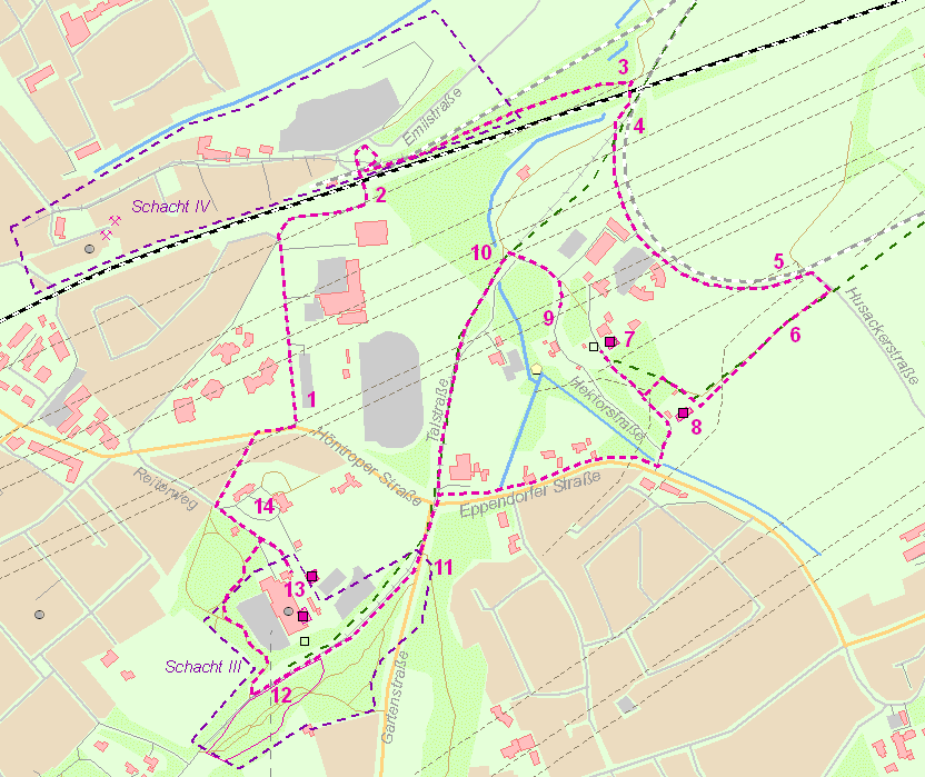 Bergbaurundweg Bochum-Eppendorf/Hntrop