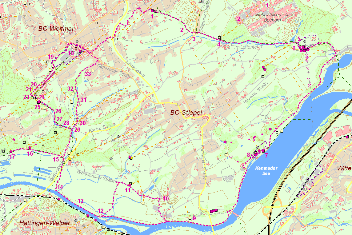 Bergbaurundweg Lottental-Stausee-Stiepel-Rauendahl